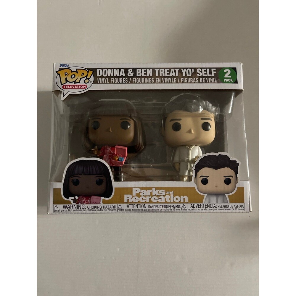 Funko Pop Parks and Recreation Donna & Ben Treat Yo’ Self New in Box
